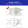 8 Pack Mask Bracket 3D Inner Support Plastic Bracket for Lipstick Protector Stand Nose Protection Keep Smoothly and Cool