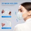 8 Pack Mask Bracket 3D Inner Support Plastic Bracket for Lipstick Protector Stand Nose Protection Keep Smoothly and Cool