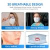 3 Pieces Mask Bracket Silicone Adult 3D Mask Bracket Large Internal Support Frame for Cloth Mask(White)