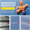 Shaboo Prints Windshield Repair Kits, Windshield Glass Repair Tool for Chips & Cracks, Star-Shaped, Crescents Cracks