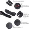 Height Increase Insoles Air Taller Cushion Shoes Insoles 4-Layer Heel Insert for Men