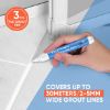 Tile Grout Pen Repair Pen, Waterproof Marker Grout Restorer Pen for Wall Floor Tile Lines, 2 pcs