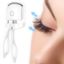 Heated Eyelash Curlers, Mini Electric Eyelash Curler Travel Curler, 24H Natural Curl