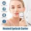 Heated Eyelash Curlers, Mini Electric Eyelash Curler Travel Curler, 24H Natural Curl