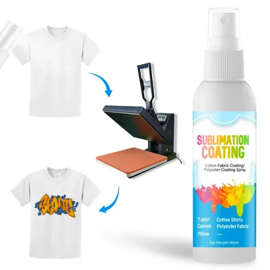 Sublimation Spray for Cotton Shirts, Sublimation Coating Spray, Including All Fabric