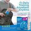Breathing Lung Expander, Hand-Held Breathing Trainers, Mucus Removal Device, Improves Lung Capacity