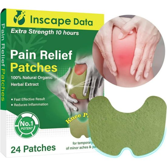 Picture of Pain Relief Patches for Knee, Back, Neck, Shoulder Pain & Muscle Soreness - 10 Hour Pain Relief - 24 Count