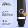 Picture of Thrusting Vibrator Wand, Bullet Vibrator, G Spot Vibrator for Women, Sex Toys for Women, Adult Toys with 10 Vibration Modes, Black