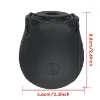 Picture of Rose Toy, Rose Sex Toy Vibrators for Women G Spot Vibrator Partner Toys for Adult Pleasure Stimulator, Black